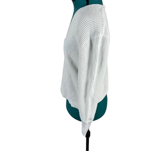 Express Cream Waffle Sweater- size M - Picture 3 of 7